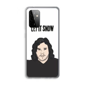 Let It Snow: Samsung Galaxy A72 Transparant Hoesje