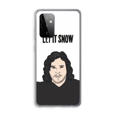 Let It Snow: Samsung Galaxy A72 Transparant Hoesje