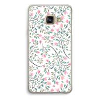 Sierlijke bloemen: Samsung Galaxy A3 (2016) Transparant Hoesje