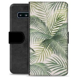 Samsung Galaxy S10 Premium Wallet Hoesje - Tropic