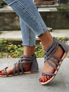 Vacation Summer Plain Slide Sandals