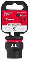Milwaukee Accessoires shockwave dop | hex | 1/2 | kort | 17mm - 4932480311