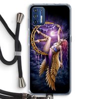 Aerial Angel: Motorola Moto G9 Plus Transparant Hoesje met koord