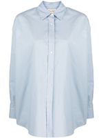 Nili Lotan chemise en coton à manches longues - Bleu