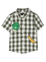 Stella McCartney Kids chemise à carreaux - Vert - thumbnail