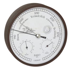 TFA-Dostmann 20.2027.08 Roestvrijstaal Binnenbarometer, Binnenhygrometer, Binnenthermometer