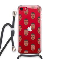 Kanye Call Me?: iPhone SE 2020 Transparant Hoesje met koord