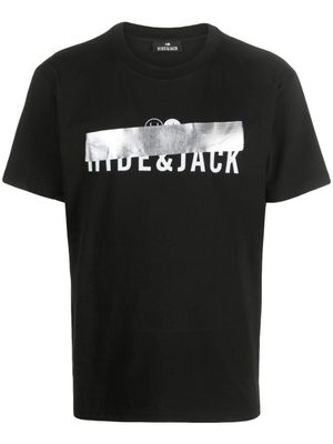 Hide&Jack t-shirt en coton à logo imprimé - Noir