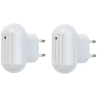 Set van 2x stuks elektrische insectenlampen/insectenbestrijders 220-250V