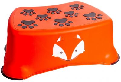 Jippie's toiletkrukje Vos 26,2 x 14,6 cm oranje/wit