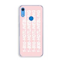 Hotline bling pink: Huawei Y6s Transparant Hoesje