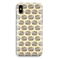 Slapende poes: iPhone Xs Volledig Geprint Hoesje