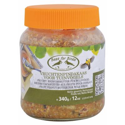 Best for Birds Vogelvoer - vruchtenpindakaas - 340 gram - vogel