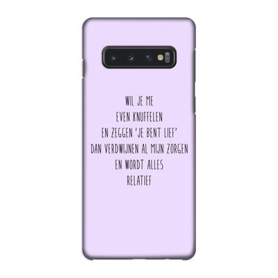 Relatief: Samsung Galaxy S10 4G Volledig Geprint Hoesje