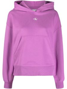 Calvin Klein Jeans hoodie à logo imprimé - Violet