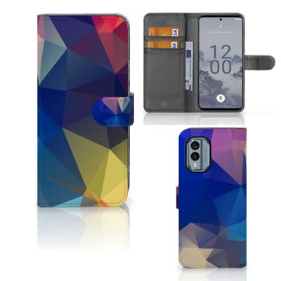 Nokia X30 | Book Case | Polygon Dark