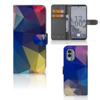 Nokia X30 | Book Case | Polygon Dark