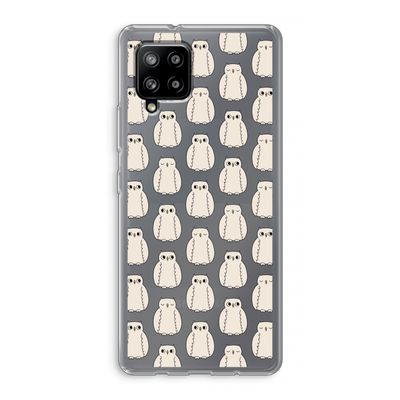 Uilen: Samsung Galaxy A42 5G Transparant Hoesje