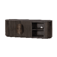 Tower Living TV-meubel 'Allure' Eiken, 150cm, kleur Donkerbruin