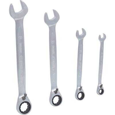 KS Tools 503.4604 5034604 Ringsleutel met ratelset Sleutelbreedte (metrisch) 10 - 19 mm