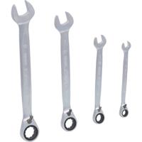 KS Tools 503.4604 5034604 Ringsleutel met ratelset Sleutelbreedte (metrisch) 10 - 19 mm
