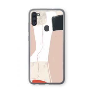 Lava: Samsung Galaxy A11 Transparant Hoesje