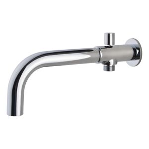 Wiesbaden Caral inbouw uitloop met omstelknop 23 cm messing chroom