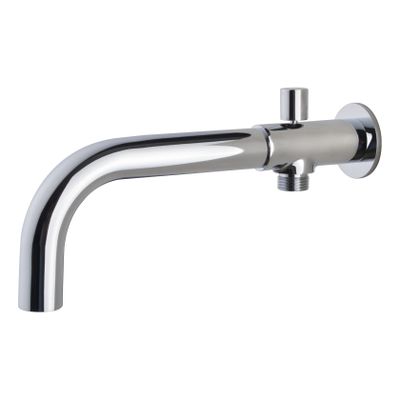 Wiesbaden Caral inbouw uitloop met omstelknop 23 cm messing chroom