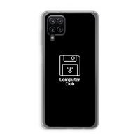 Hello: Samsung Galaxy A12 Transparant Hoesje