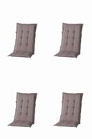 Kussen mona niedrig Panama taupe (4 stuks) Madison - Madison