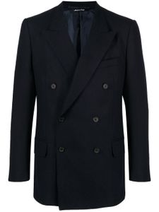 Dunhill blazer à boutonnière croisée - Bleu