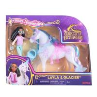 Layla + Gletsjerfiguren - 5 accessoires inbegrepen - Vanaf 4 jaar - Unicorn School