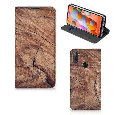 Samsung Galaxy M11 | A11 Book | Wallet Case | Tree Trunk