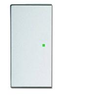 Busch-Jaeger 2CKA006220A0048 Afdekking 2-voudig free@home Witaluminium (RAL 9006), Aluminium 1 stuk(s)