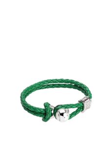 TANE México 1942 bracelet Tane Tennis en cuir - Argent