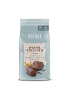 Vivani Chocolade wafelrolletjes melk bio