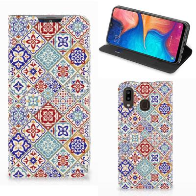 Samsung Galaxy A30 | Standcase | Tiles Color Samsung Galaxy A30 | Standcase | Tiles Color