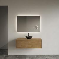 Onderkast Gliss Design Joa Castle Brown 90 CM Incl. Topplaat