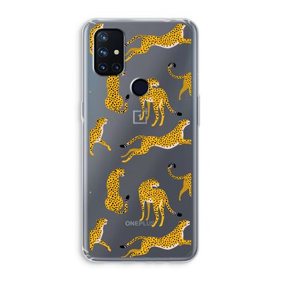 Luipaard: OnePlus Nord N10 5G Transparant Hoesje