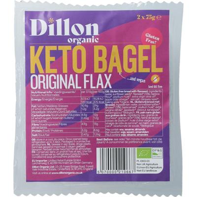 Dillon Organic bagel lijnzaad gltnvr bio dem