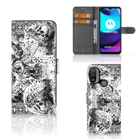 Telefoonhoesje met Naam Motorola Moto E20 | E30 | E40 Skulls Angel