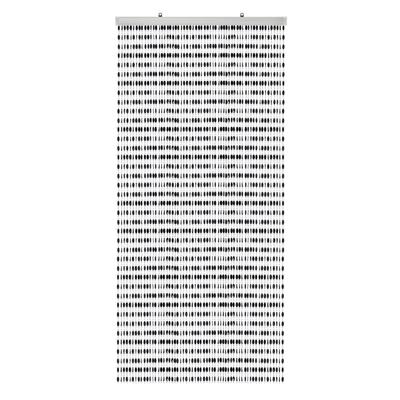 Kralengordijn - zwart - 90 x 220 cm - deurgordijn - vliegenwerend - gordijn met kralen