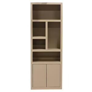 Giga Meubel - Wandkast Hardhout Beige - 80x45x220cm - Xander