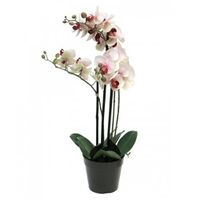 Phalaenopsis Orchidee In Pot 60 cm roze kunstplant - Nova Nature - thumbnail
