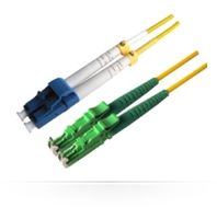 Microconnect LC/UPC - E2000/APC, 9/125, 10m Glasvezel kabel E-2000 (APC) Geel