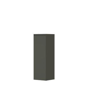 INK Badkamerkast - 35x35x106cm - 1 deur - links en rechtsdraaiend - greeploos - MDF lak Mat beton groen 1240567
