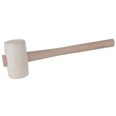 KS Tools 140.1234 Rubberen hamer wit, 270 g