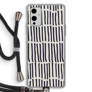 Moroccan stripes: OnePlus 9 Transparant Hoesje met koord