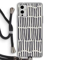Moroccan stripes: OnePlus 9 Transparant Hoesje met koord