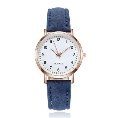 LGT JWLS Dameshorloge met Eenvoudige Uitstraling en Lichtgevende Details Blauw
